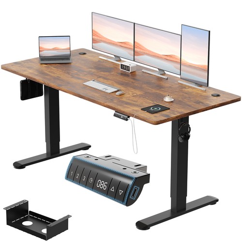 Electric standing desk - standing, stand