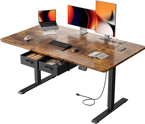 Standing desk with drawers - standing, &